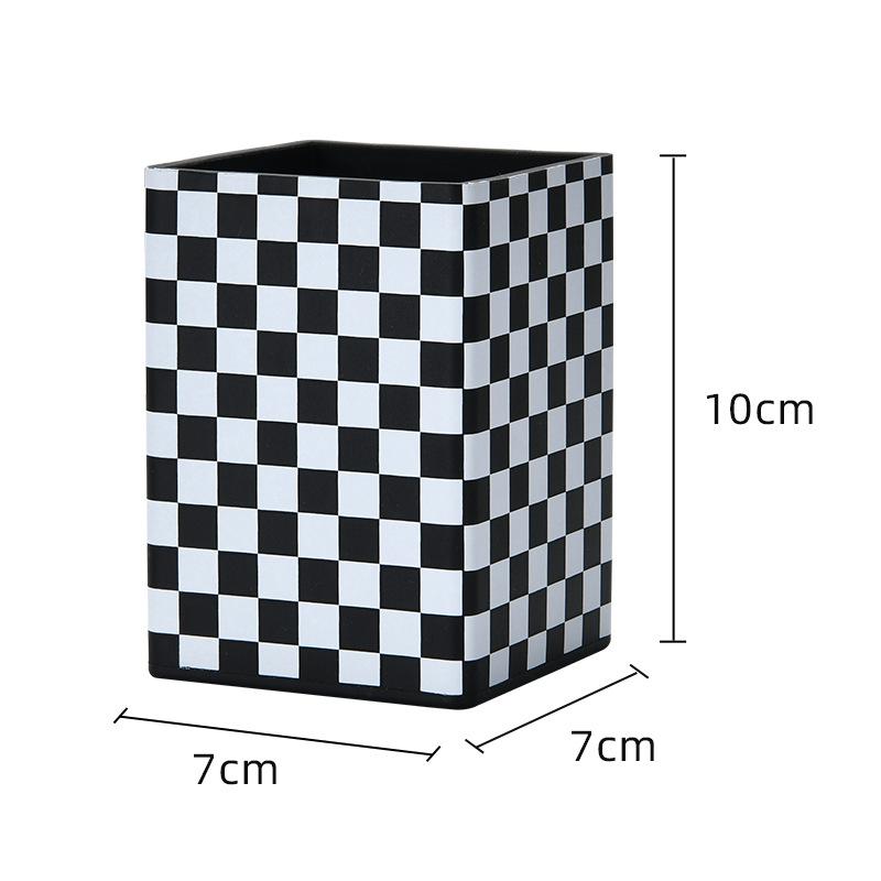 Silicone Printing Pen Holder, Desk, Study Creative Pen Holder, Desktop Ornament, Stationery, Storage Box.