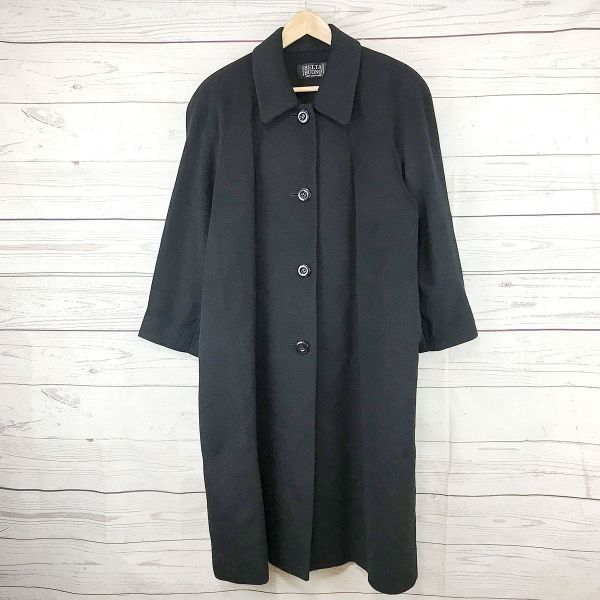 

BELTA BUONO 100% Cashmere Trench Coat/M/Black/Elegant Formal Women s Coat