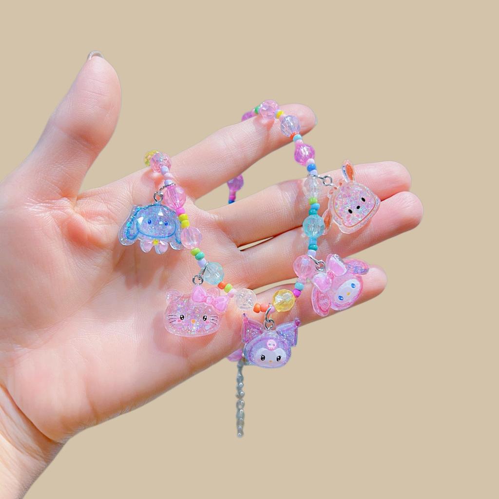 Sanrio My Little Pony Mermaid Princess Beaded Choker Necklace for Women & Kids