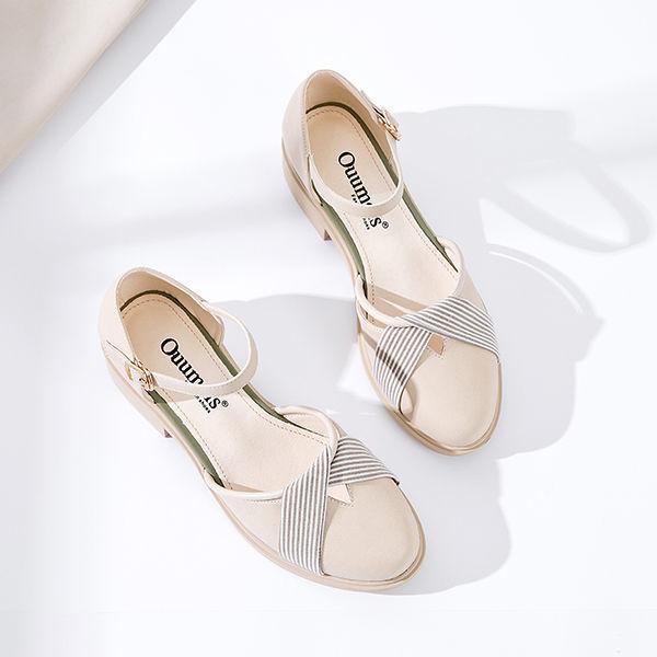 

летние женские босоножки на квадратном каблуке повседневные на среднем каблуке с ремешком на щиколотке модные с круглым носком элегантные женские босоножки в британском стиле 39 бежевый