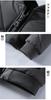 ZHENGTU Men's Quilted Down Jacket with Fleece Lining, Warm Outerwear, Solid Color, Warm Jacket, Plus Sizes Available, Fall/Winter (Black, 3XL)