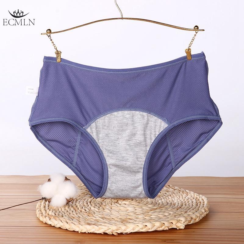 Women Menstrual Panties Leak Proof Cotton High Waist Underwear Women Briefs Period Underwear Panties