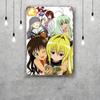 ecchi to love ru manga Retro Vintage Tin Sign Poster Decorative Plaque Metal Plate Wall Decor