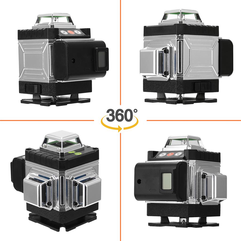 Multifunctional 16 Lines Laser Level 3 Degrees  Self-leveling Function Leveling Tool Omnidirectional Ground