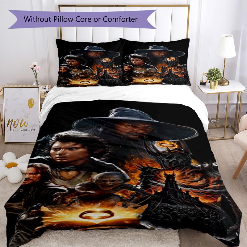 Lord Rings Quilt Cover Set Suitable for Living Room Machine Washable Perfect Gift for Friends Family