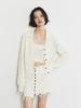 HALF DEVIL US Knit Punching Logo Two-Way Tube Top_Ivory