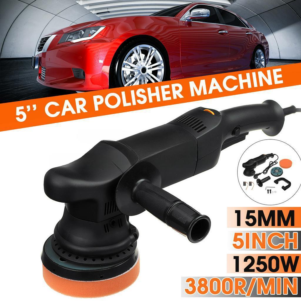 Car Dual Action Polisher D/A Orbital Buffer Sander Car Electric Polisher Waxing Machine 1250W Furniture Polishing Tool