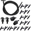 5M/1M Car Wiper Blade Pipe Windshield Wiper Tube with 30/3Pcs T/Y/I Type Splitter Windshield Washer Hose Connector Windshield