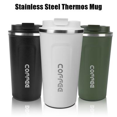 Thermo Cafe Araba Termos Kupa Çay Su Kahve Leak_Proof Seyahat Termo Bardak Kahve Kupa 380/510 ML Çift Paslanmaz Çelik Termos Termo Su Şişesi
