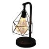 Table Lamp Iron LED Night Light Nordic Bedside Decoration Lighting for Bedroom Study Room