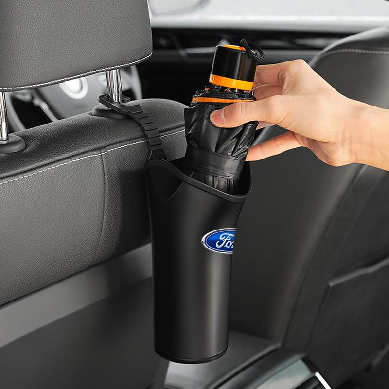 Multi-Functional Portable Car Umbrella Storage Bucket Tools For Ford Focus Mondeo Kuga Fiesta MK7 Escort Explorer Edge 2 4 MK2 MK4