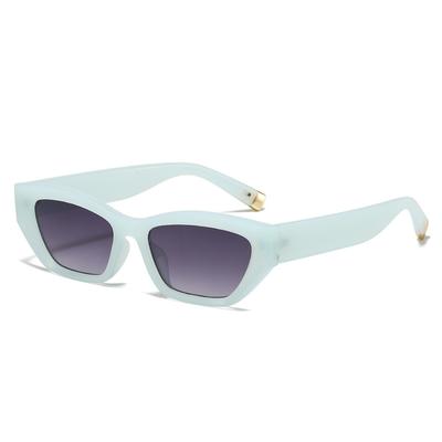 New Luxury Gradient Cat Eye Sunglasses Retro Leopard Print Metal Temple UV400 for Women Men