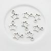 Popular Alloy DIY Accessories Hollow Five-Pointed Star Pendant DIY Handmade Bracelet Necklace Earring Clip Materials