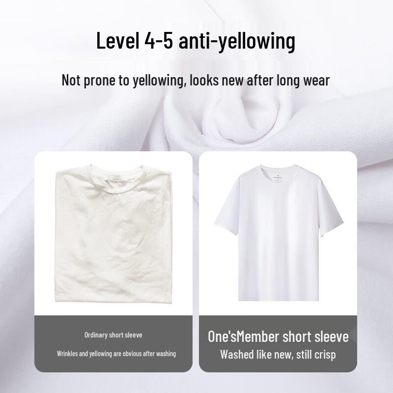 One's Member Men's Antibacterial Combed Cotton 3-Pack T-Shirt