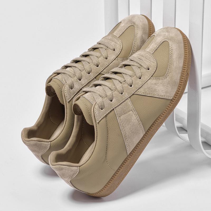 Fashion Handmade Men Casual Shoes Genuine Leather Tenis Masculino Breathable Outdoor Men Walking Shoes High Quality Man Skateboard Shoes
