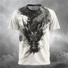Herren Rundhals Kurzarm T-Shirt, lässig und modisch, lockere Passform, atmungsaktiv, Sommer Oberteil