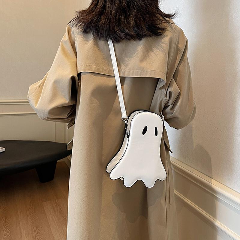 Halloween Bag Versatile Cartoon Crossbody Bags for Women Shoulder Bags Trend Designer Small Alien Ghost Bags for Girls KTY