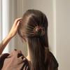 Pince à cheveux avec boucle nid d'oiseau pour femmes et filles, pince à cheveux, boucle de queue, Barrettes fixes, épingles à cheveux, accessoires de coiffure coréens