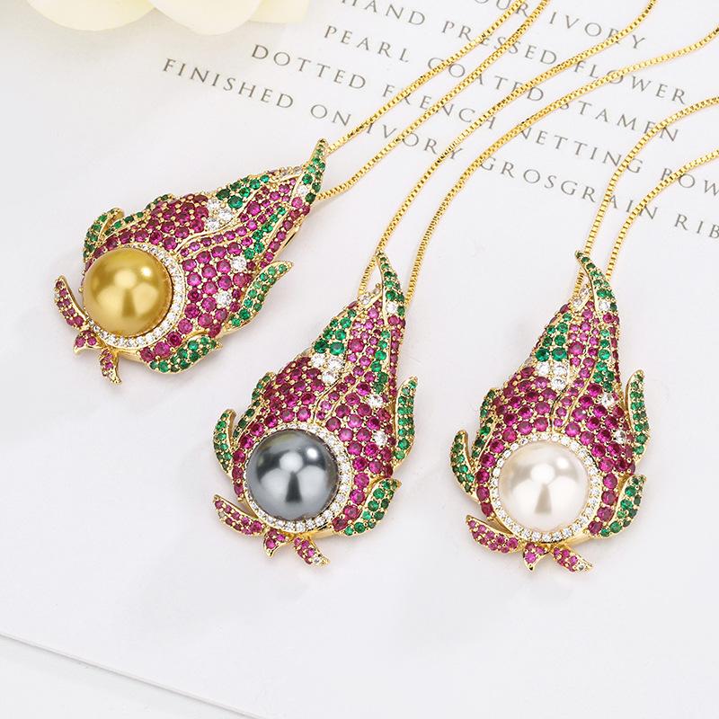 Jewelry, Pearl Necklace, Colored Treasure, Australian White Bead, Nanyang Bead, Gemstone Pendant, High-End Female Goods