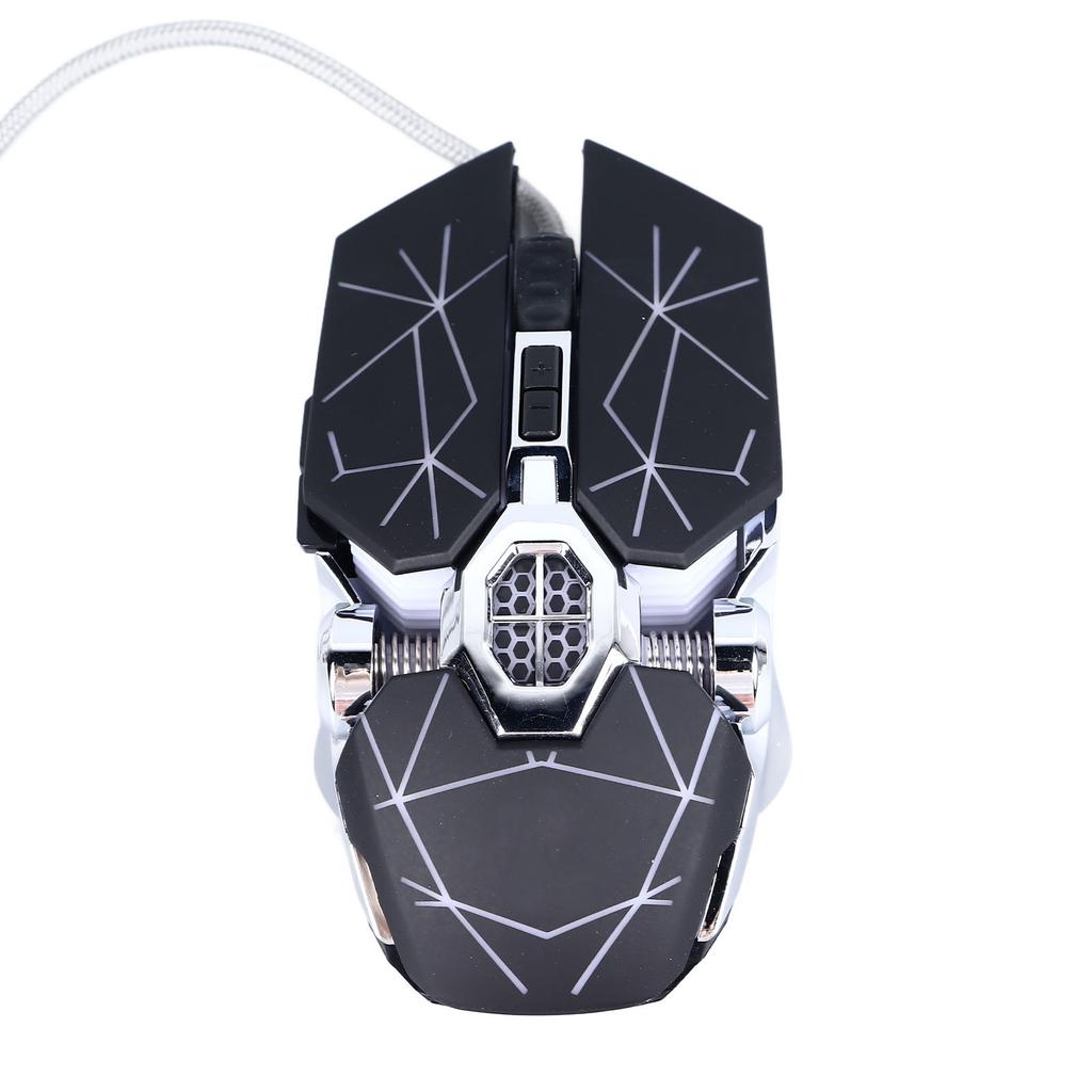 Mechanical Gaming Mouse Precise Control Quick Response RGB Ergonomic Wired Mice for Computer