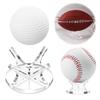 Acrylic Small Ball Stand Holder Clear Ball Display Holder Memorabilia Autograph Baseball Stand for Golf Softball Tennis Ball