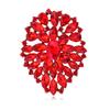 Fashion Rhinestone Crystal Flower Shape Brooches For Women Clothing Coat Jeweley Accessries Gifts