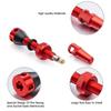1 Pair Aluminum Zinc Zinc Alloy Tubeless Tire Valves CNC Technology Bike Valve Kits  Mountain Road Bike