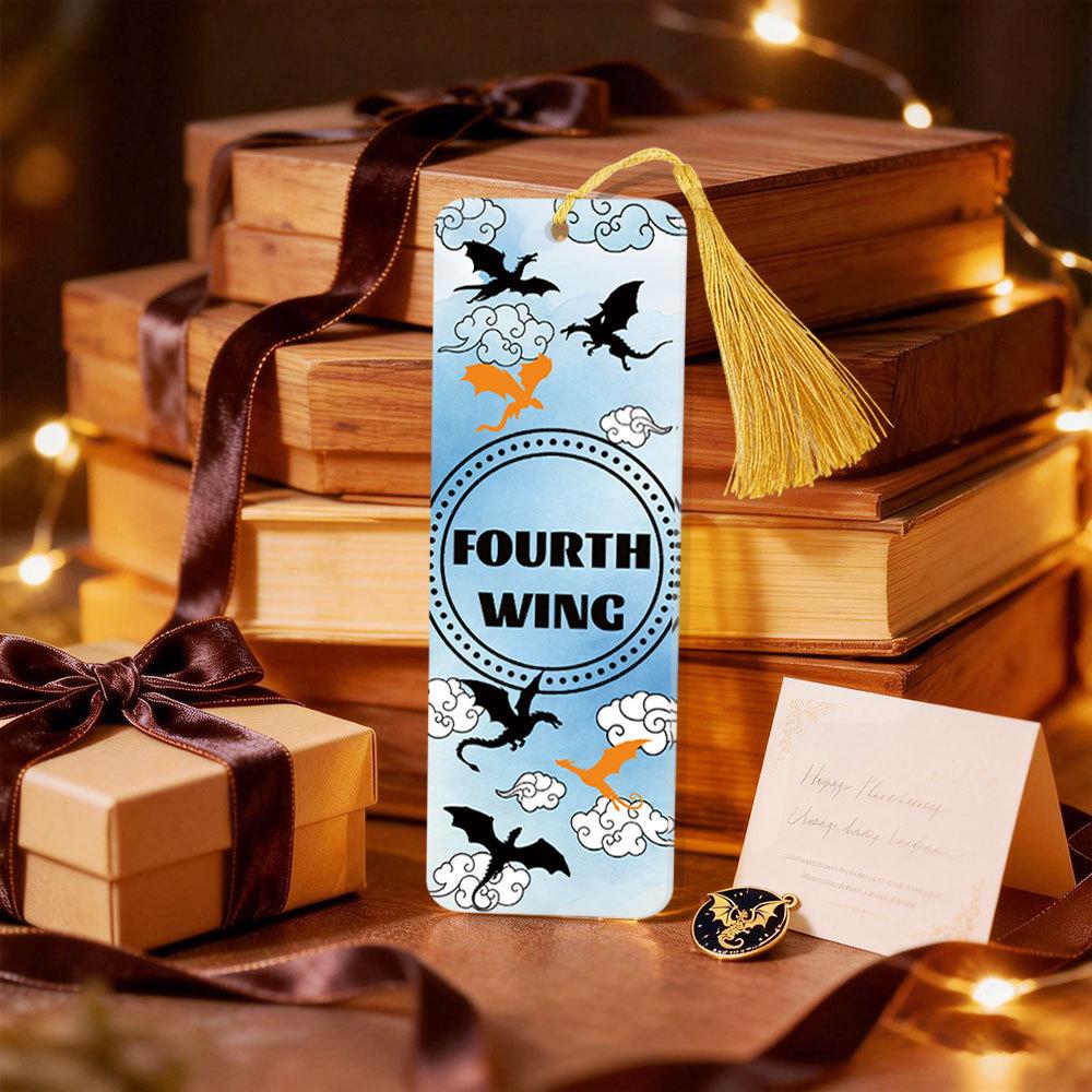 Akrylowa zakładka do książek Smok Czteroskrzydły: Kreatywna i spersonalizowana dekoracja prezentu