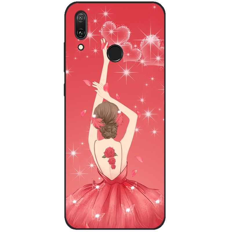 For Huawei Y7 2019 Case Y 7 2019 Silicone TPU Back Cover Protective Phone Case For Huawei Y7 Y7 Prime 2019 Bumper Fundas Coque