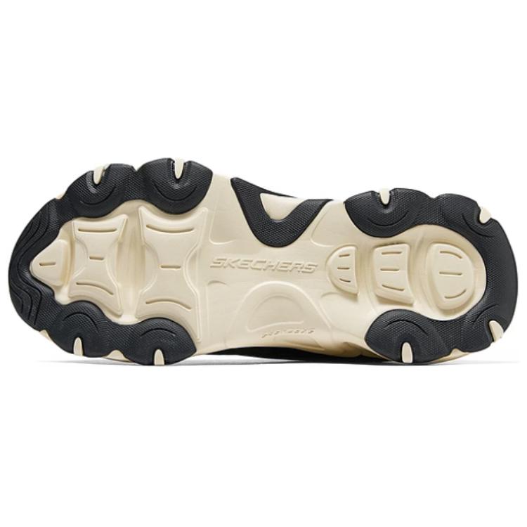 Skechers DLites 5.0 Panda Shoes Comfortable Versatile Durable Shock Absorption Support Increased Height Lightweight Low Top Dad Shoes 232491-BKNT