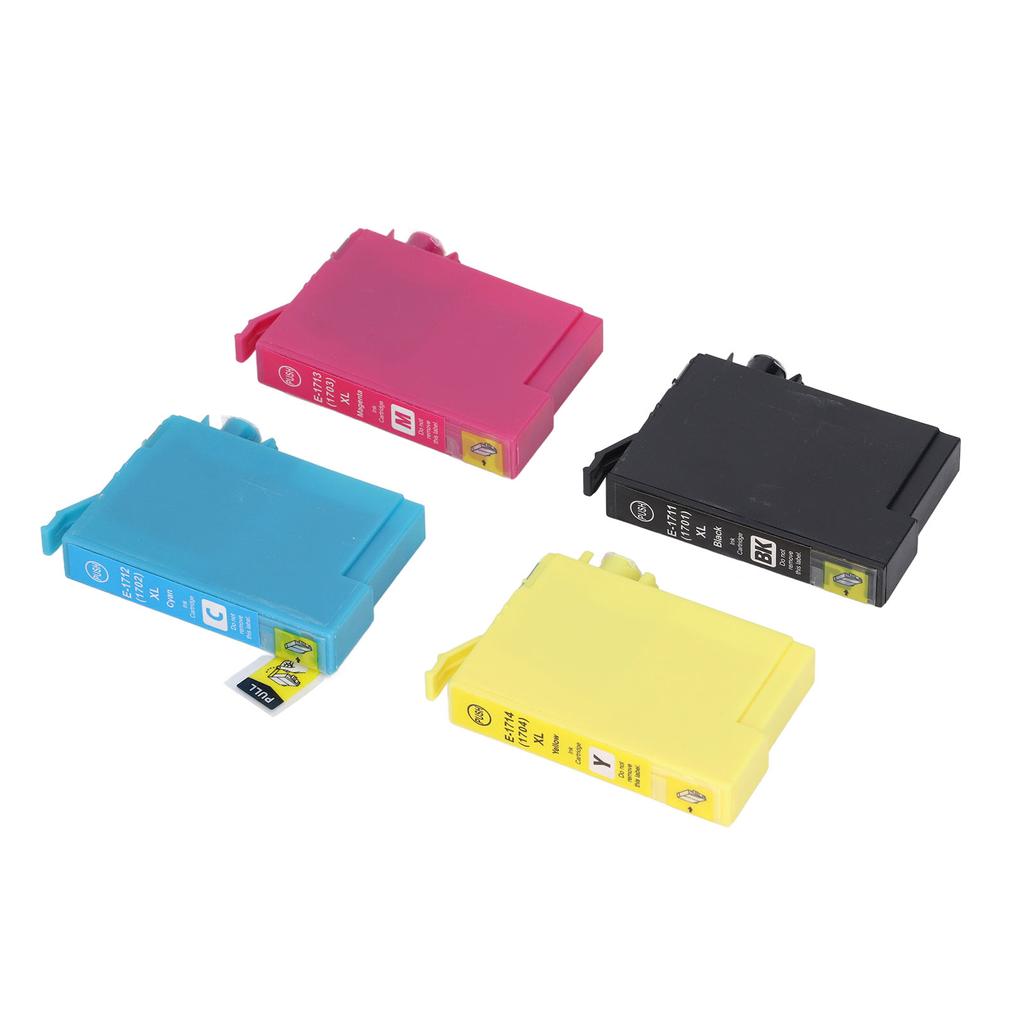 4PCS Printer Ink Cartridge Colorfast Clear Printing Large Capacity Ink Cartridge Replacement for XP 33