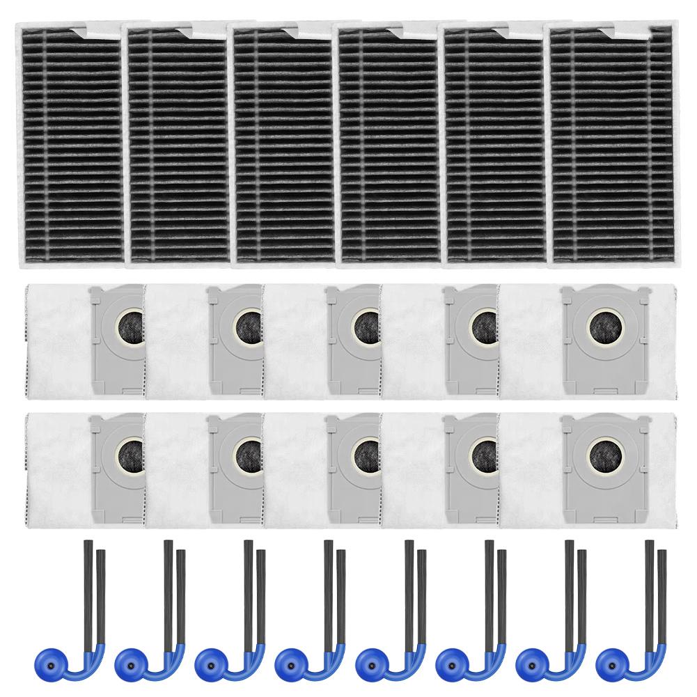 Replacement Brush Filter Dust Bag Set For Ecovacs Robot Vacuum Cleaner Accessories
