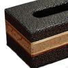 Modern PU Tissue Box Holder Orgnizer Rectngulr