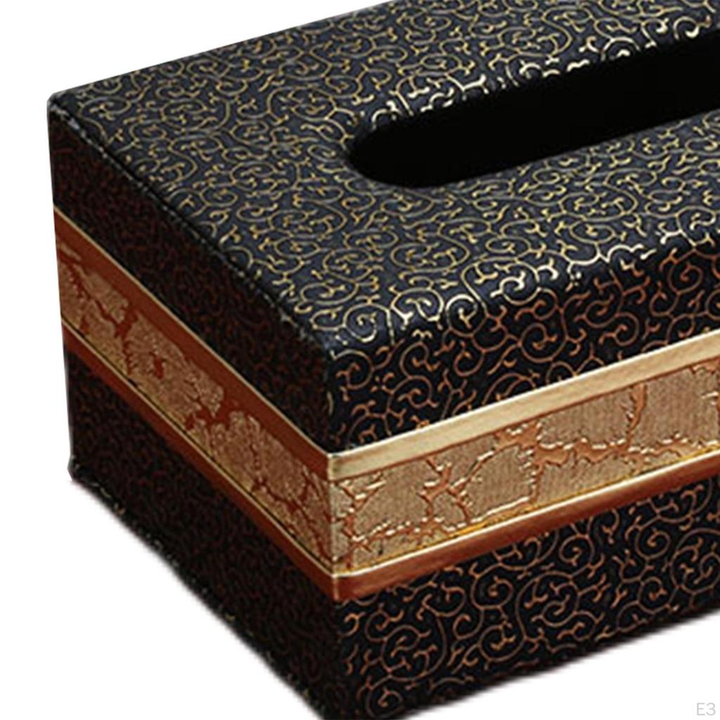 Modern PU Tissue Box Holder Orgnizer Rectngulr