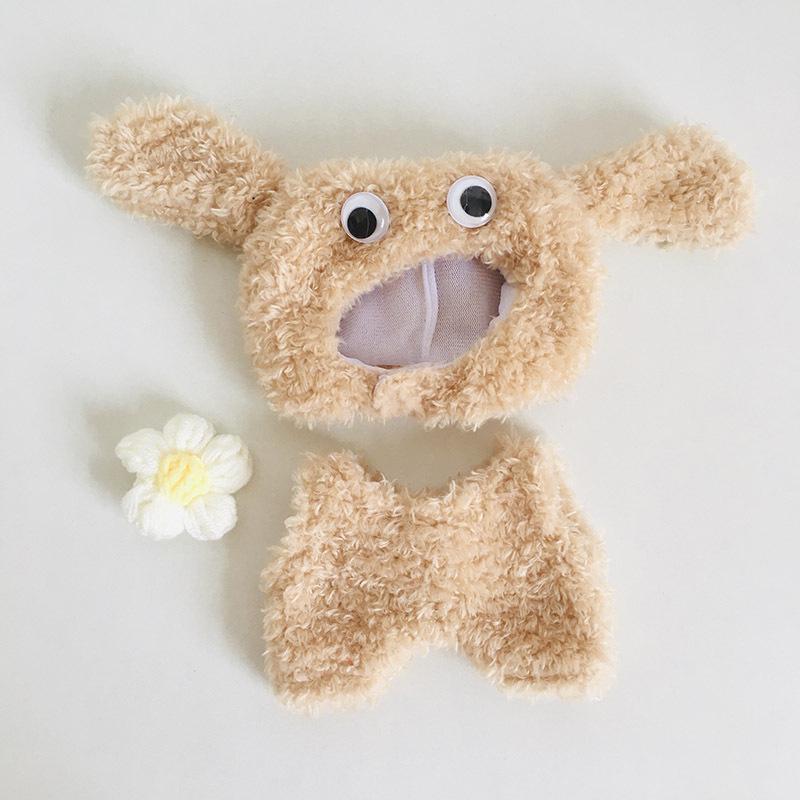 בגדי בובת קטיפה ויניל חמודה 17 ס"מ קופסה עיוורת - תליון LaBuBu שמלת אביזרים