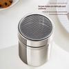 Stainless Steel Cocoa Powder Duster with Lid 1pc Fine Mesh Coffee Shaker for Home Kitchen Bakery Bar