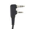 PTT Mikrofonlu Kulaklık Telsiz Kulaklığı 2 Pin K-Tipi Fiş İnterkom Kulaklığı Kulaklık UV-5R UV5R UV-5RE için