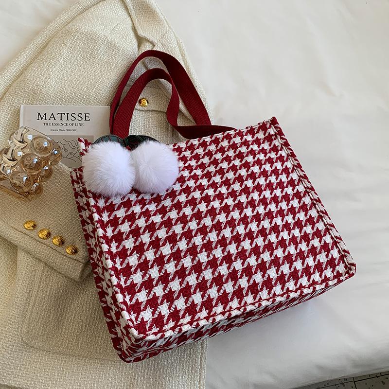 Casual Tote Bag mit großer Kapazität für Damen, modische Pendeltasche für Studenten, vielseitige Umhängetasche für den Unterricht