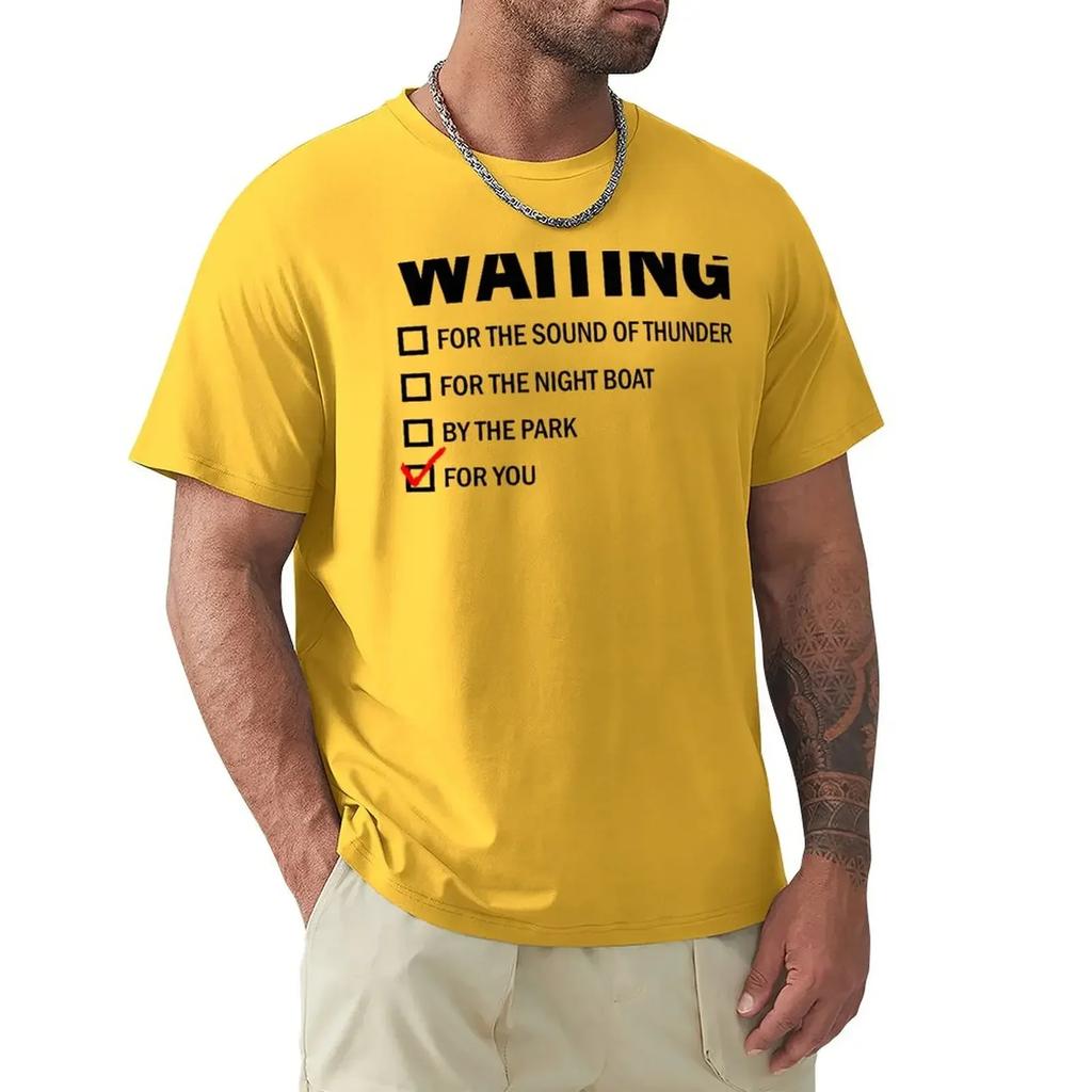 customs tees T-shirts for cotton customizeds vintage korean fashion tall t shirts Waiting for Duran T-Shirt