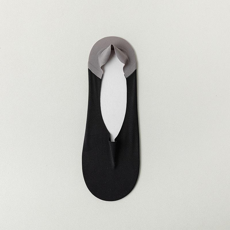 New Summer Invisible Socks For Male Nylon Ice Silk Non-slip Socks No Trace Casual Breathable Classic Men's Socks Breathable