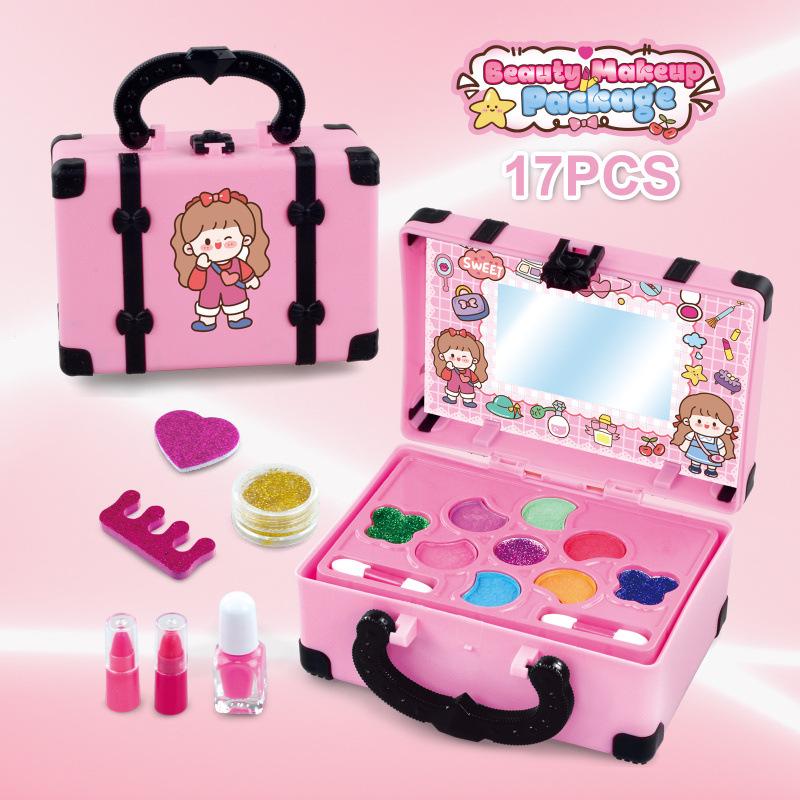 Kids' Washable Makeup Set with Face Stickers for Stage Performances & Dress-Up