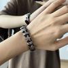 Punk Leather Spike-Bracelet Vintage Belt Buckle Bracelet Star Leather Cuff