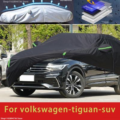 For Volkswagen Tiguan 2 Outdoor Protection Full Car Covers Snow Cover Sunshade Waterproof Dustproof Exterior Car Accessories