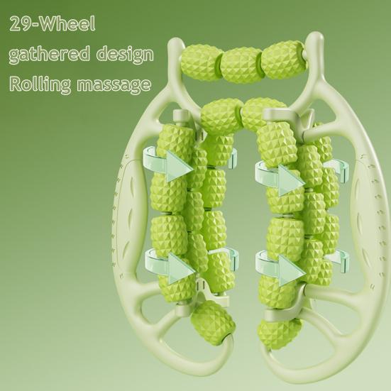 29 Roller Leg Massage Anti-Cellulite Lymphatic Drainage Deep Tissue Therapy Thighs Arm Back Shoulder Muscle Relaxation Massage Stick