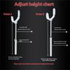Adjustable Height Doll Stand With Wavy Base For Stable Doll Display And Action Figure Photography Accessories