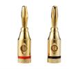 Vergoldeter 4mm Bananenstecker Audio-Anschluss für Lautsprecher