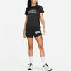 Nike Dri Fit T Shirts Women's Black Crew Neck Moderate DQ6372-010