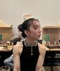 Niche High-End Metal Heart Pendant Necklace & Body Chain for Men and Women