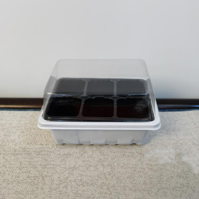 12Holes Seedling Trays Seed Starter Tray Plastic Nursery Pots With Breathable Hole Planting Seed Growing Starting Seedling Tray