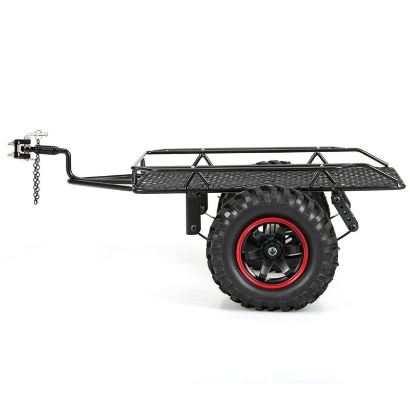 Model Car Metal Mobile Trailer for Car Toy Upgrade Accessories for 1/10 Model Car
